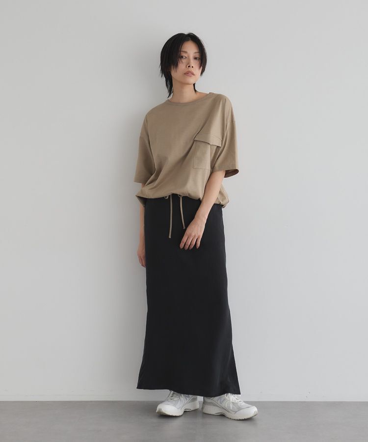 GARAGE OF GOOD CLOTHING「【日本製】6分袖裾ドロストプルオーバー」|Tシャツ・カットソー|