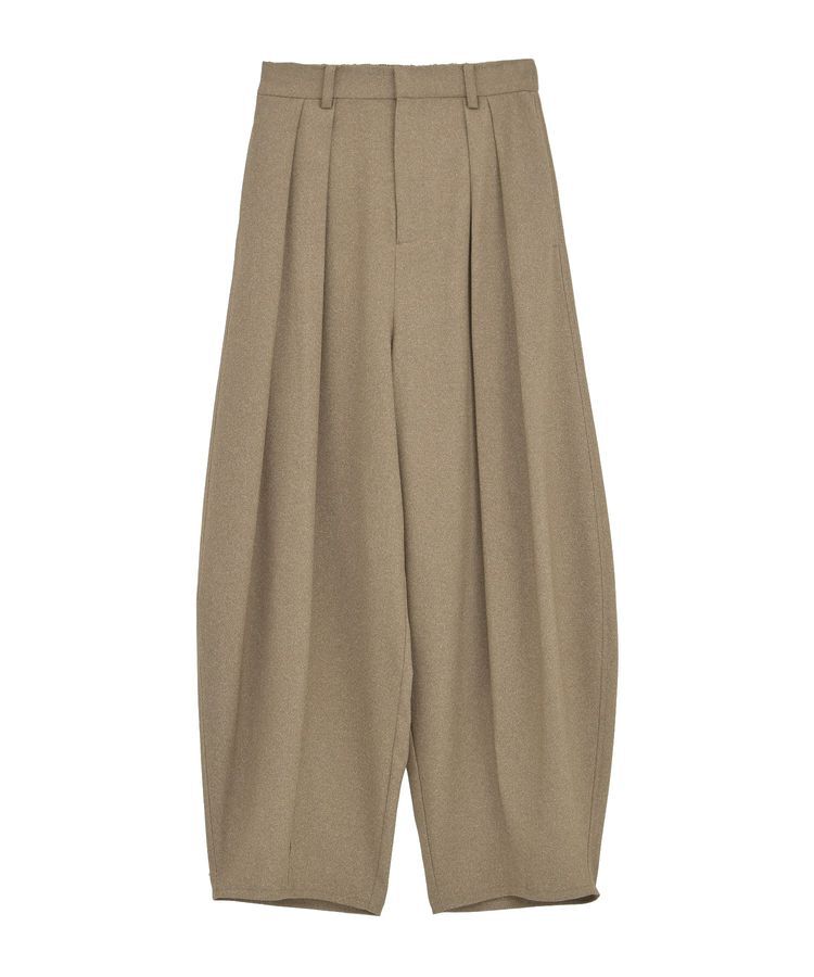 GARAGE OF GOOD CLOTHING「無地ウールライク裾タックバレルパンツ」|その他|