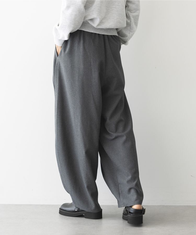 GARAGE OF GOOD CLOTHING「無地ウールライク裾タックバレルパンツ」|その他|