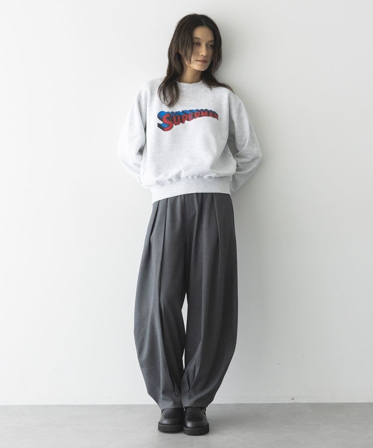 GARAGE OF GOOD CLOTHING「無地ウールライク裾タックバレルパンツ」|その他|