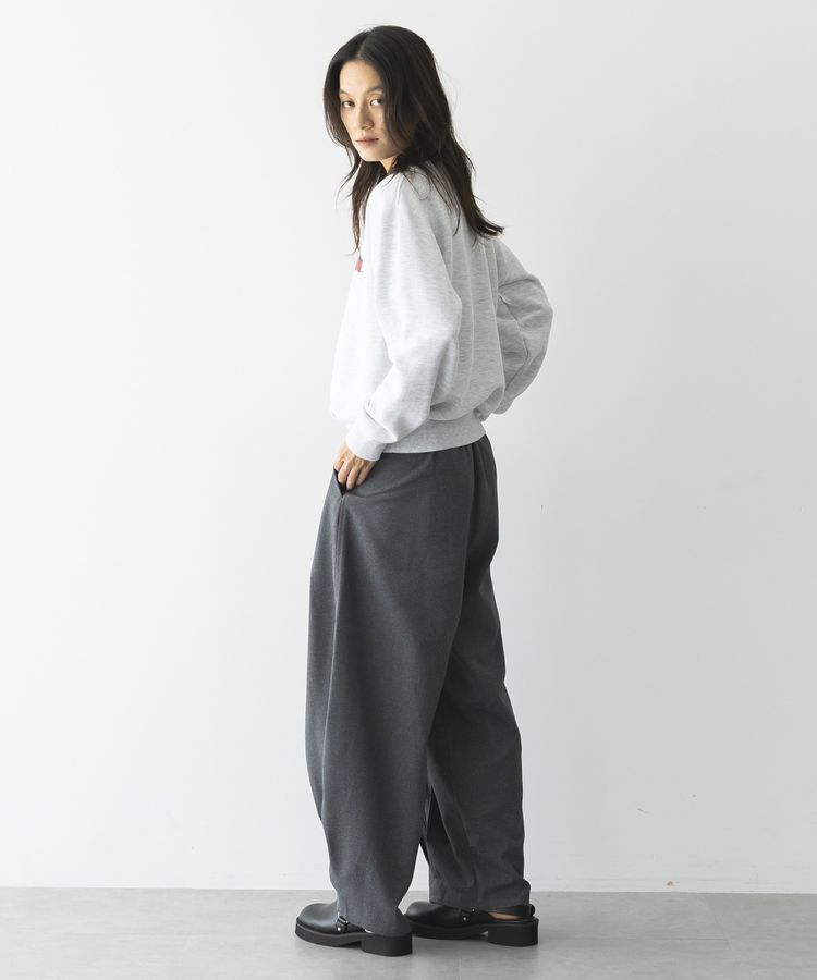 GARAGE OF GOOD CLOTHING「無地ウールライク裾タックバレルパンツ」|その他|