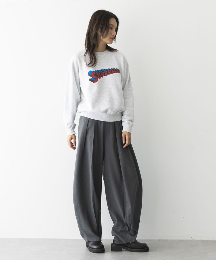 GARAGE OF GOOD CLOTHING「無地ウールライク裾タックバレルパンツ」|その他|