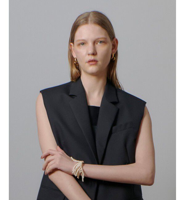 allureville「WEEPING PEARLバングル」|ブレスレット・バングル|ゴールド