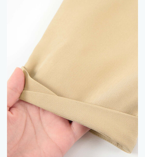 ur's「ツイストヘムテーパードパンツ」|スラックス|