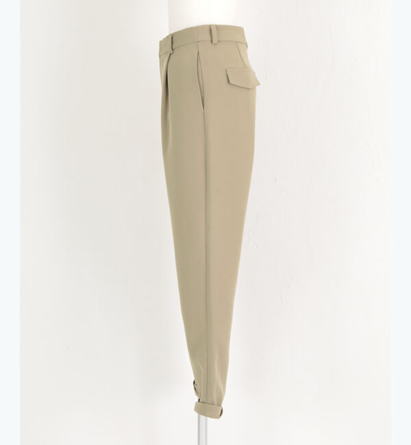 ur's「ツイストヘムテーパードパンツ」|スラックス|