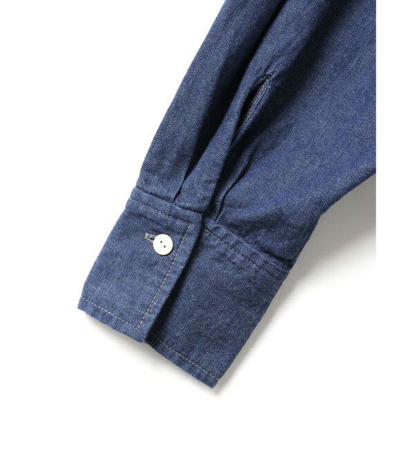 MidiUmi「MidiUmi タックスリーブデニムシャツ」|シャツ・ブラウス|