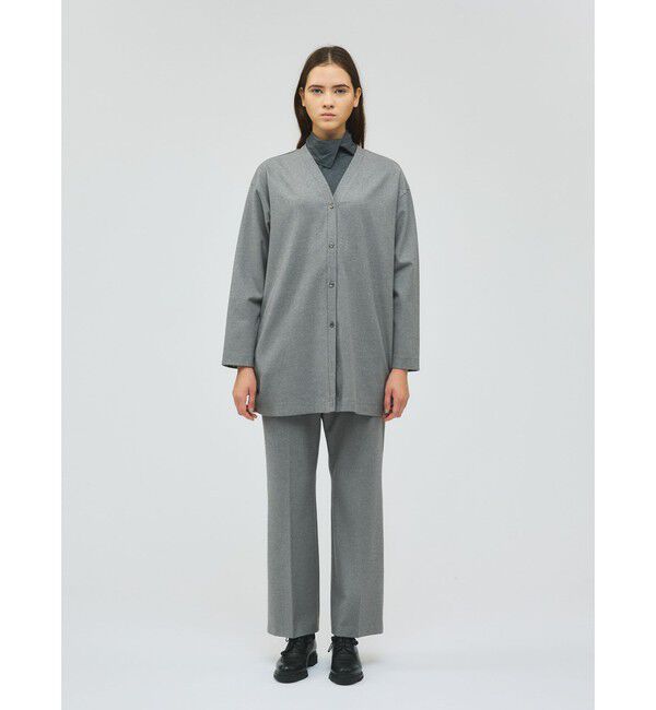 mizuiro ind「mizuiro ind Vネックカーディガン」|カーディガン|