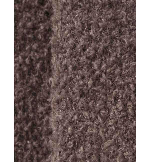 mizuiro ind「mizuiro ind ヘアリーヤーンフレンチスリーブカーディガン」|カーディガン|