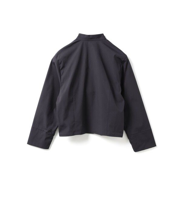 mizuiro ind「mizuiro ind スタンドカラーショートシャツ」|シャツ・ブラウス|