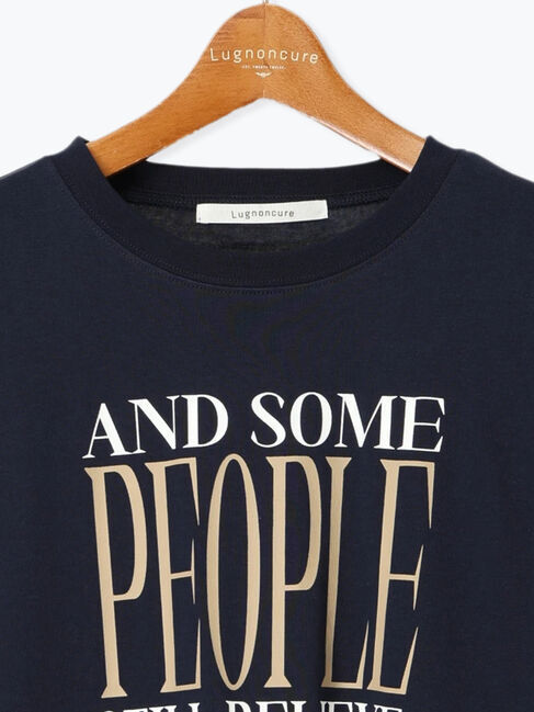 Lugnoncure「【接触冷感】ビッグロゴリラックスTシャツ」|Tシャツ・カットソー|