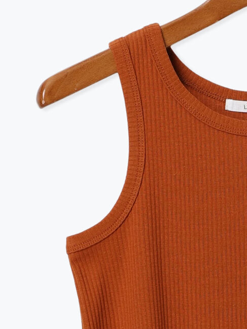 Lugnoncure「【抗菌防臭】アメスリリブタンクトップ」|タンクトップ|