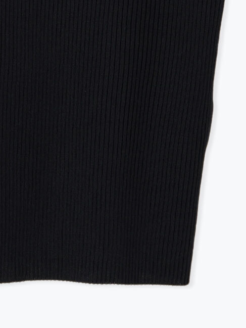 Te chichi「パールトリミングカラー5分袖ニット」|ニット・セーター|