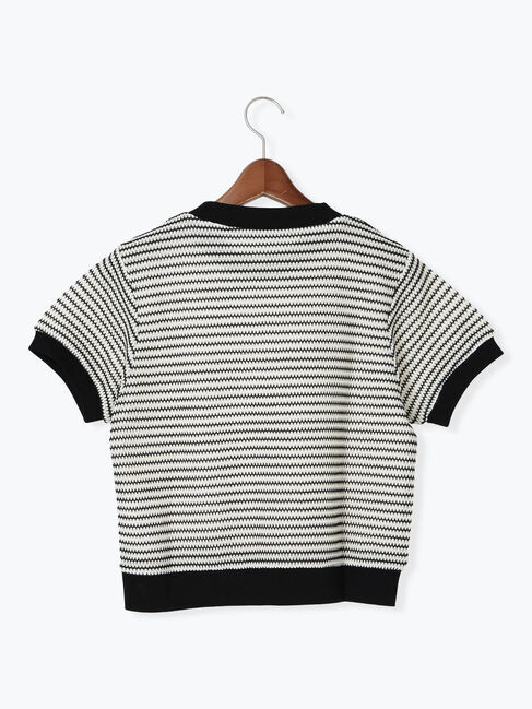 Te chichi TERRASSE「シアーボーダー半袖プルオーバー」|その他|