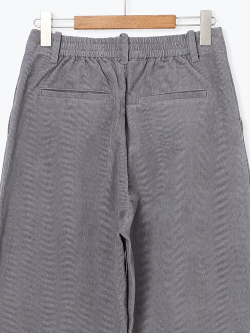 Lugnoncure「細コーデュロイタックワイドパンツ」|その他|