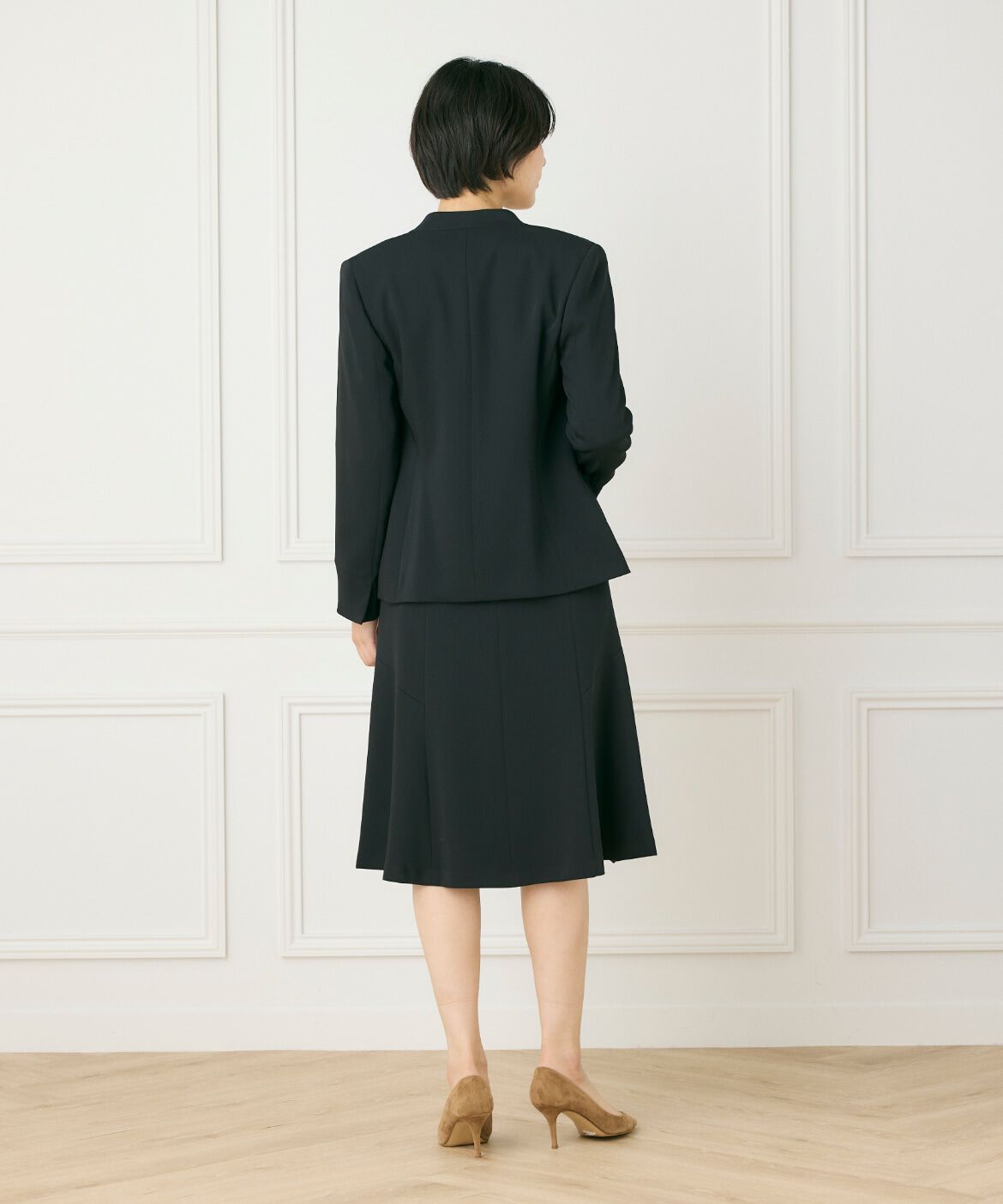 INED「パネルフレアスカート」|フレア|