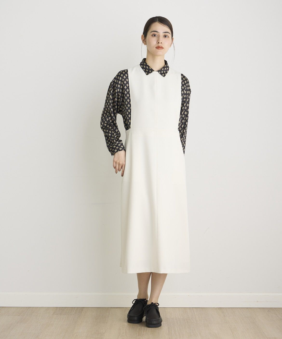 I.T.'S international「ウールライクフレアジャンパースカート」|スカート|