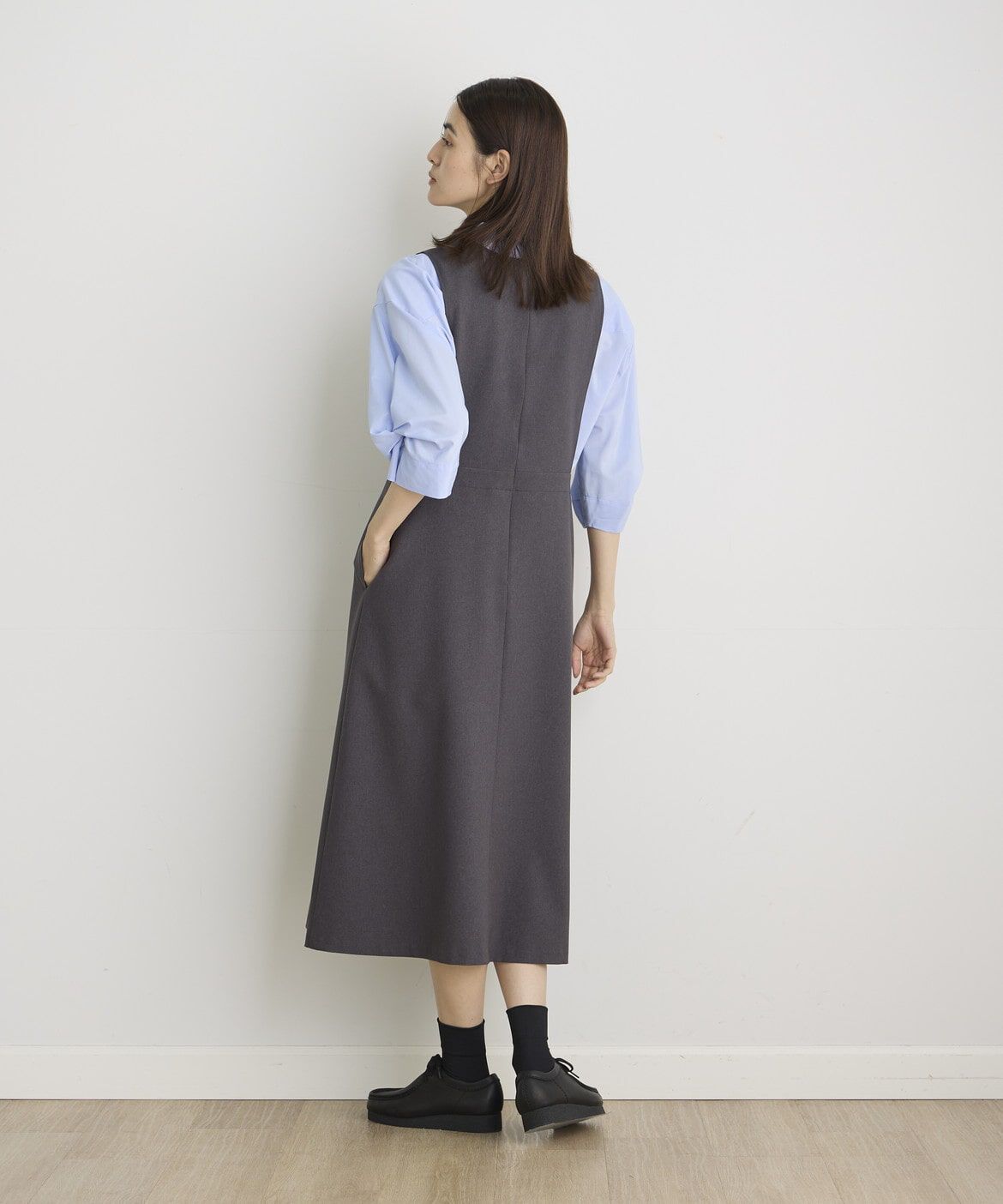 I.T.'S international「ウールライクフレアジャンパースカート」|スカート|