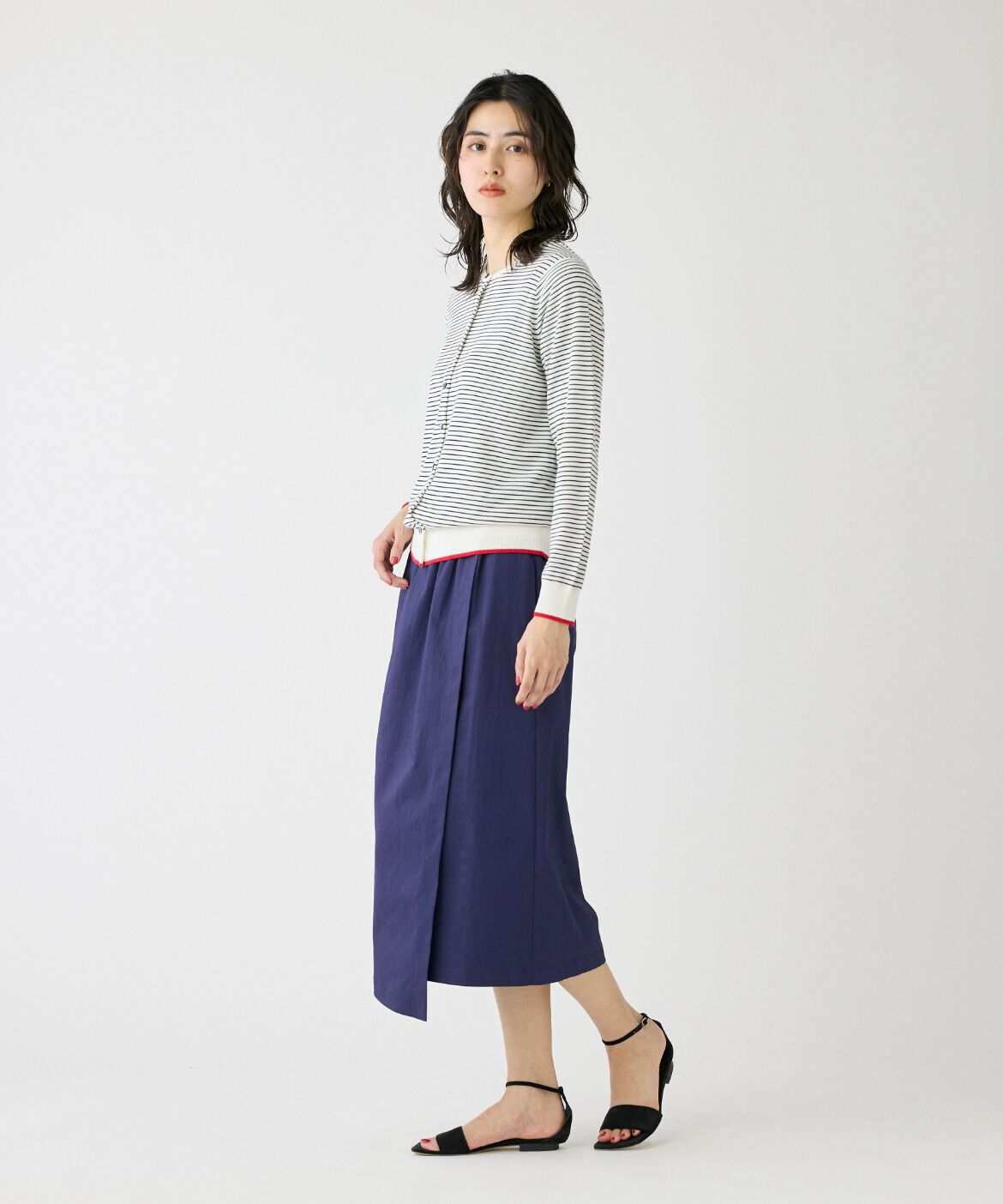 DAY by DAY it&rsquo;s international「ラップデザインスカート」|台形|