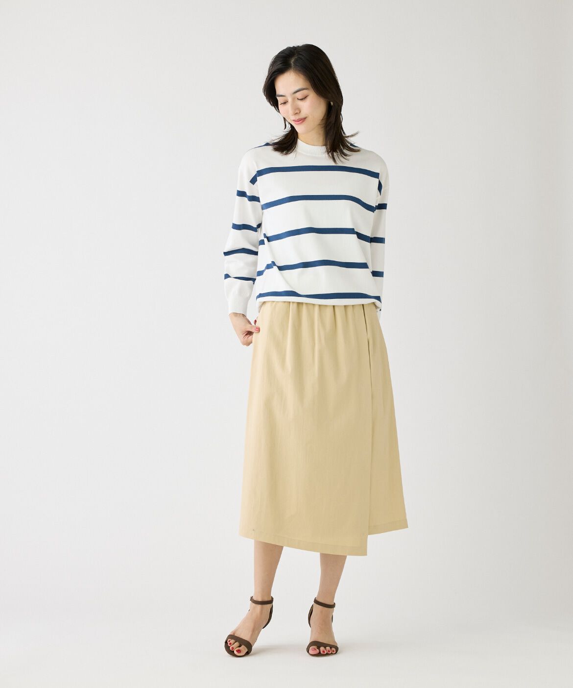 DAY by DAY it&rsquo;s international「ラップデザインスカート」|台形|