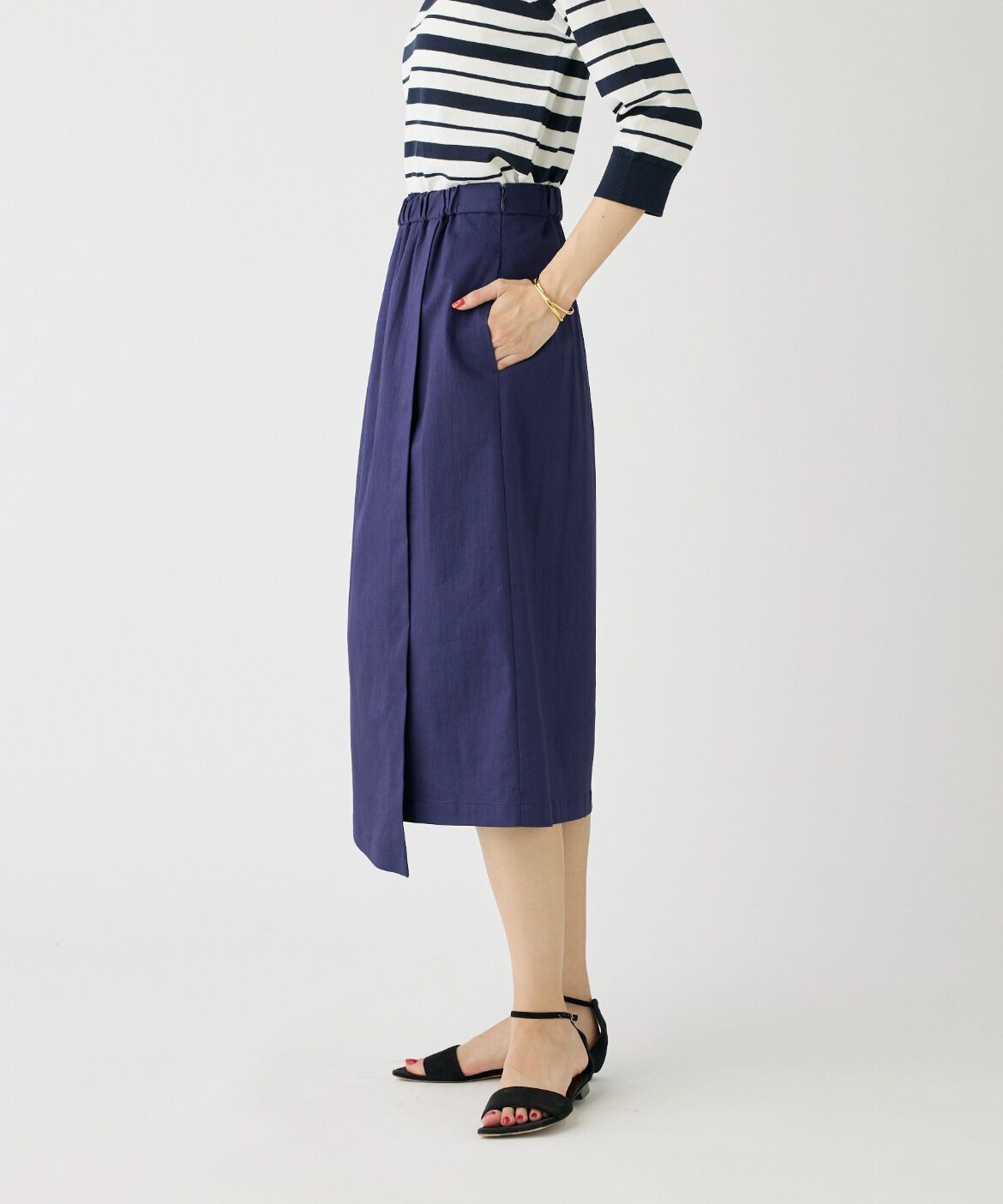 DAY by DAY it&rsquo;s international「ラップデザインスカート」|台形|