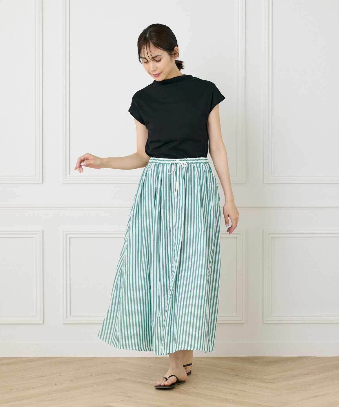 DAY by DAY it&rsquo;s international「ドローコードギャザースカート」|スカート|