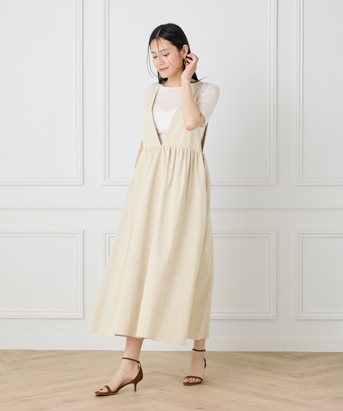 DAY by DAY it&rsquo;s international「シアーテレコボートネック5分袖プルオーバー」|Tシャツ・カットソー|