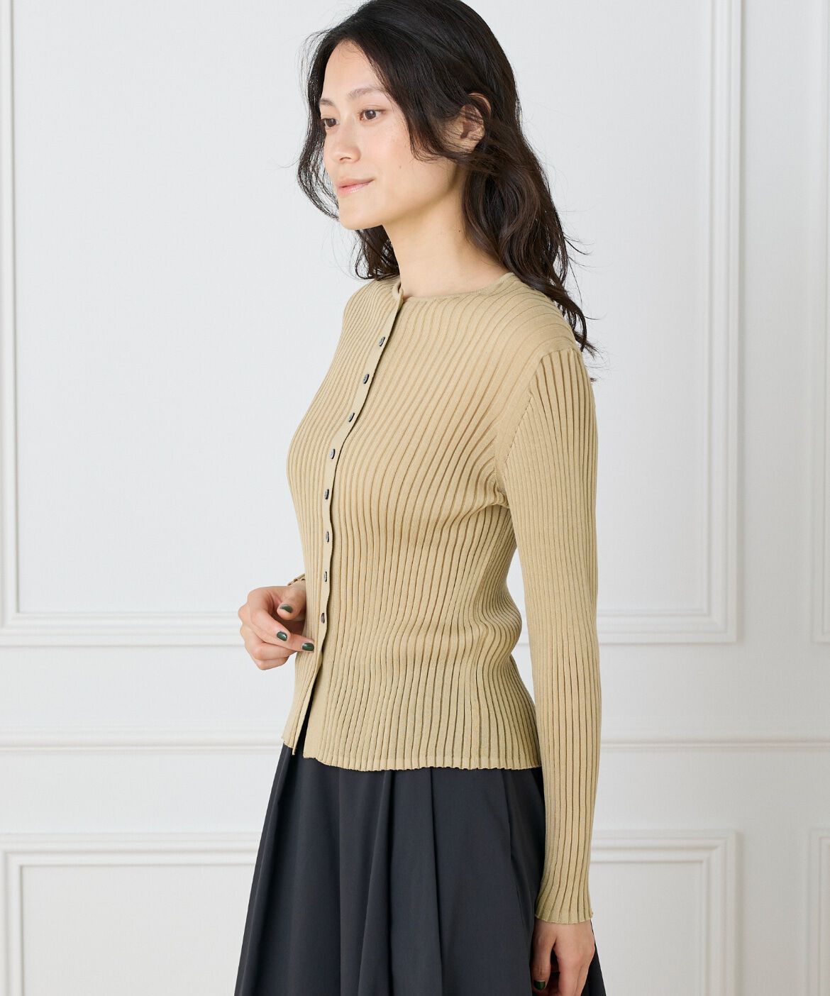 DAY by DAY it&rsquo;s international「シアーリブカーディガン」|カーディガン|