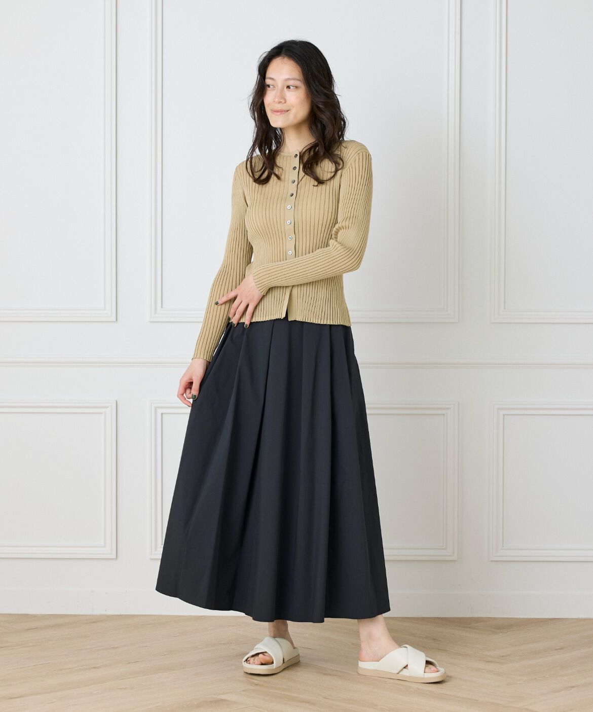 DAY by DAY it&rsquo;s international「シアーリブカーディガン」|カーディガン|