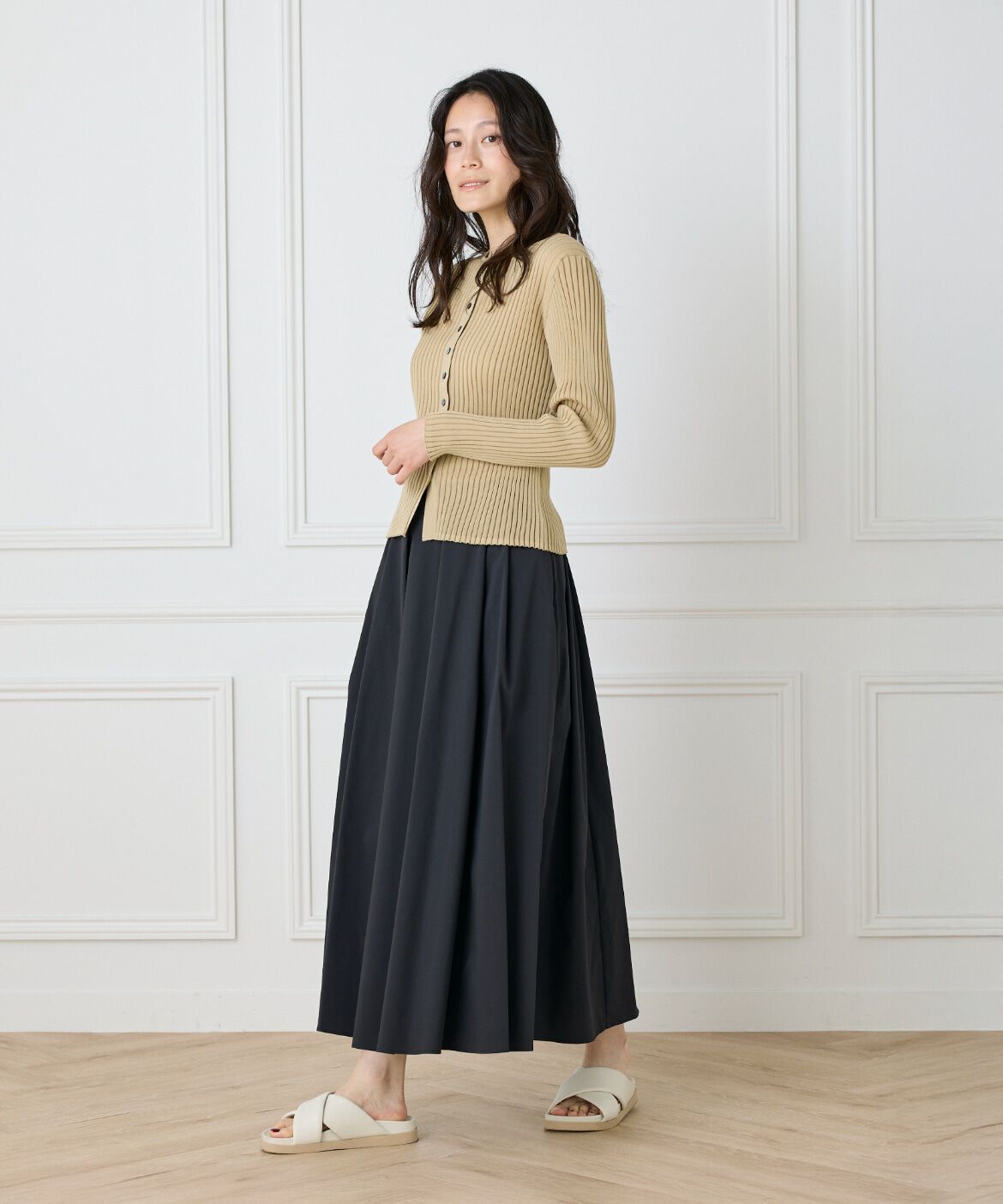 DAY by DAY it&rsquo;s international「シアーリブカーディガン」|カーディガン|