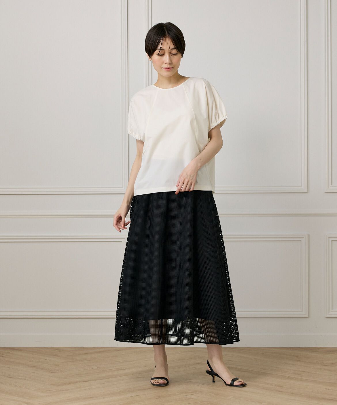 DAY by DAY it&rsquo;s international「キャザースリーブブラウス《撥水加工》」|Tシャツ・カットソー|