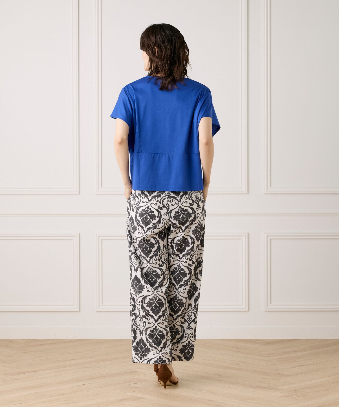 7-IDconcept.「《大きいサイズ》ハンカチスリーブプルオーバー《接触冷感》」|Tシャツ・カットソー|