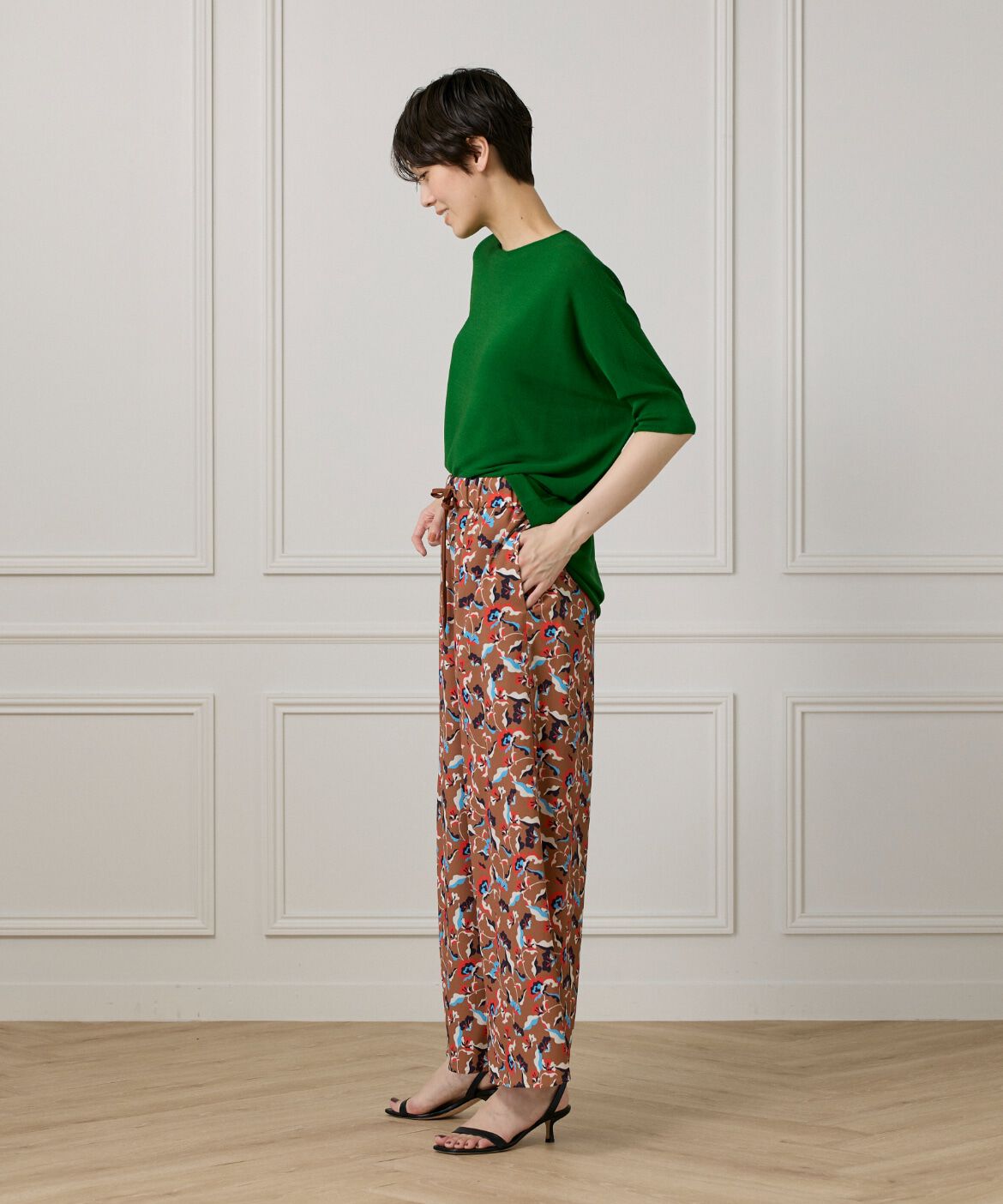 I.T.'S international「ヴィンテージフラワーイージーパンツ」|その他|