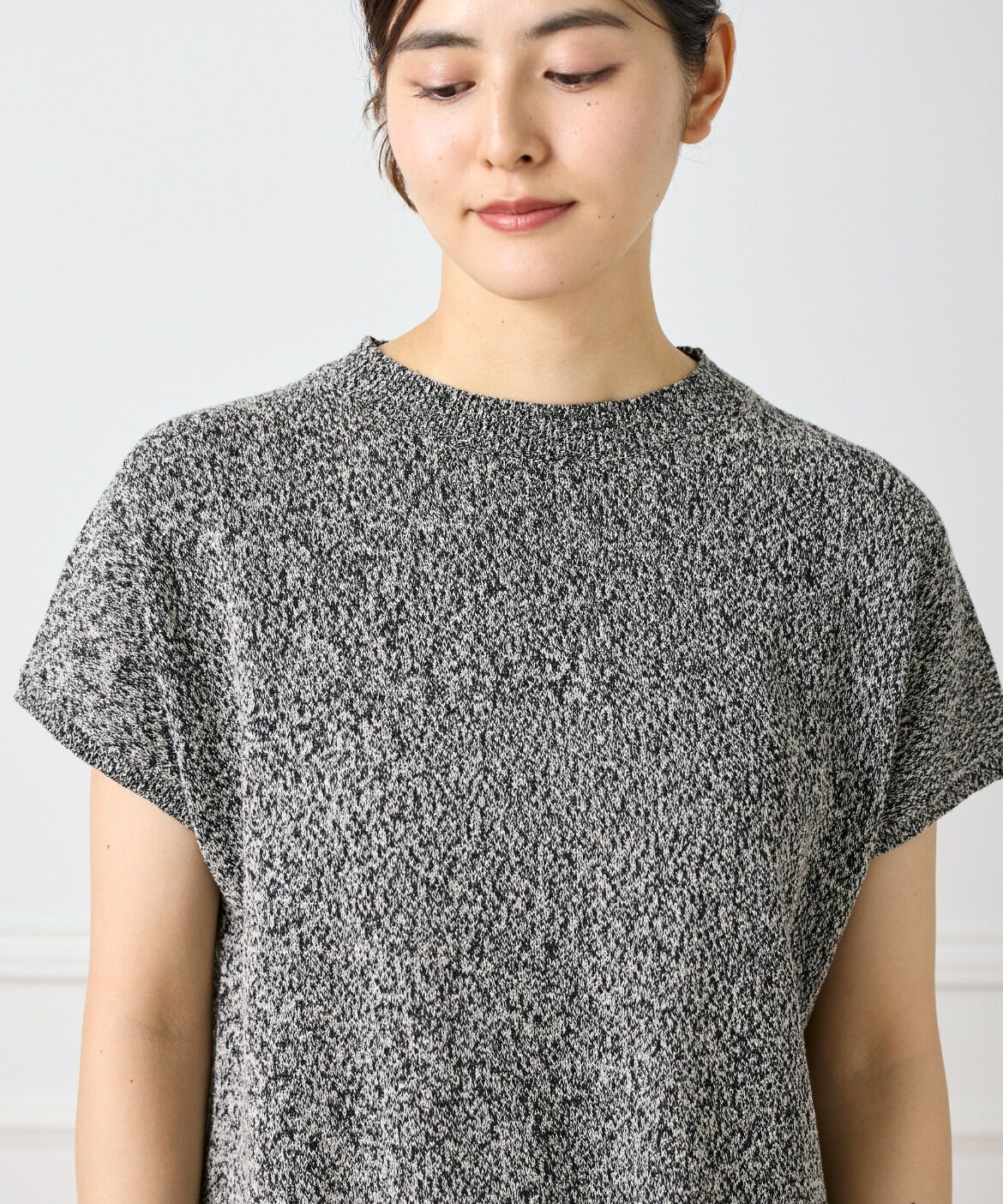 7-IDconcept.「《大きいサイズ》ブークレミックスニット」|ニット・セーター|