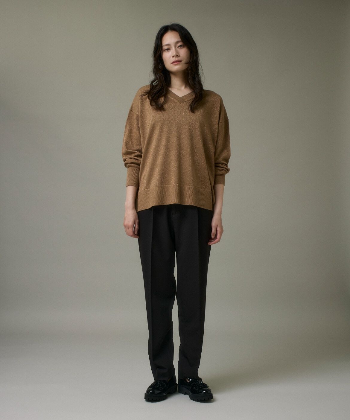 DAY by DAY it&rsquo;s international「タックテーパードパンツ《TRストレッチ》」|スラックス|