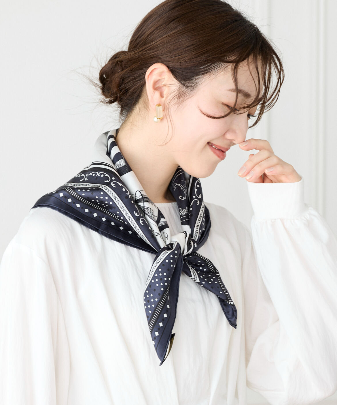 FAVORITE SUKINAMONO「シルクスカーフバルーンバンダナ《manipuri》」|ストール|