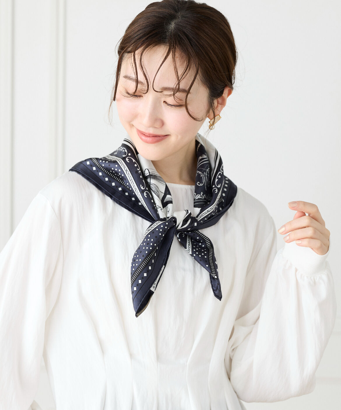 FAVORITE SUKINAMONO「シルクスカーフバルーンバンダナ《manipuri》」|ストール|