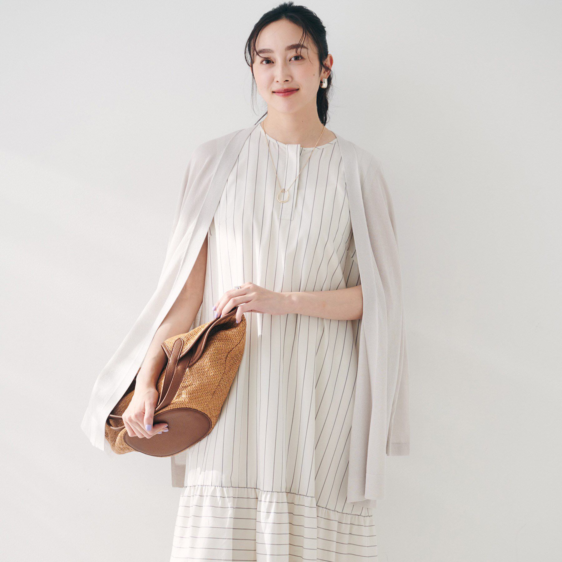 UNTITLED「【ゆったり/ロング】シアーカーディガン」|カーディガン|