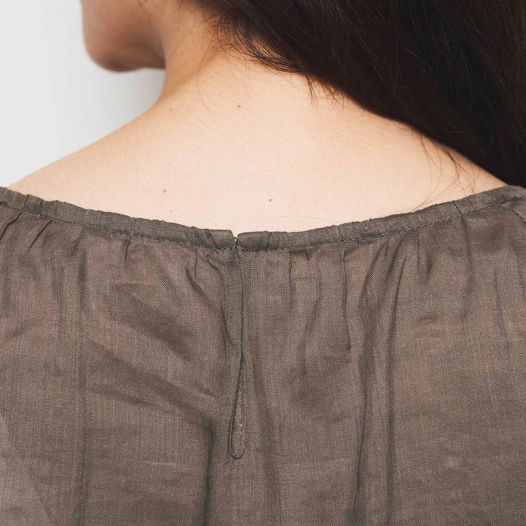 UNTITLED「【SEADRAKE】ペーパーリネンデザインブラウス」|シャツ・ブラウス|