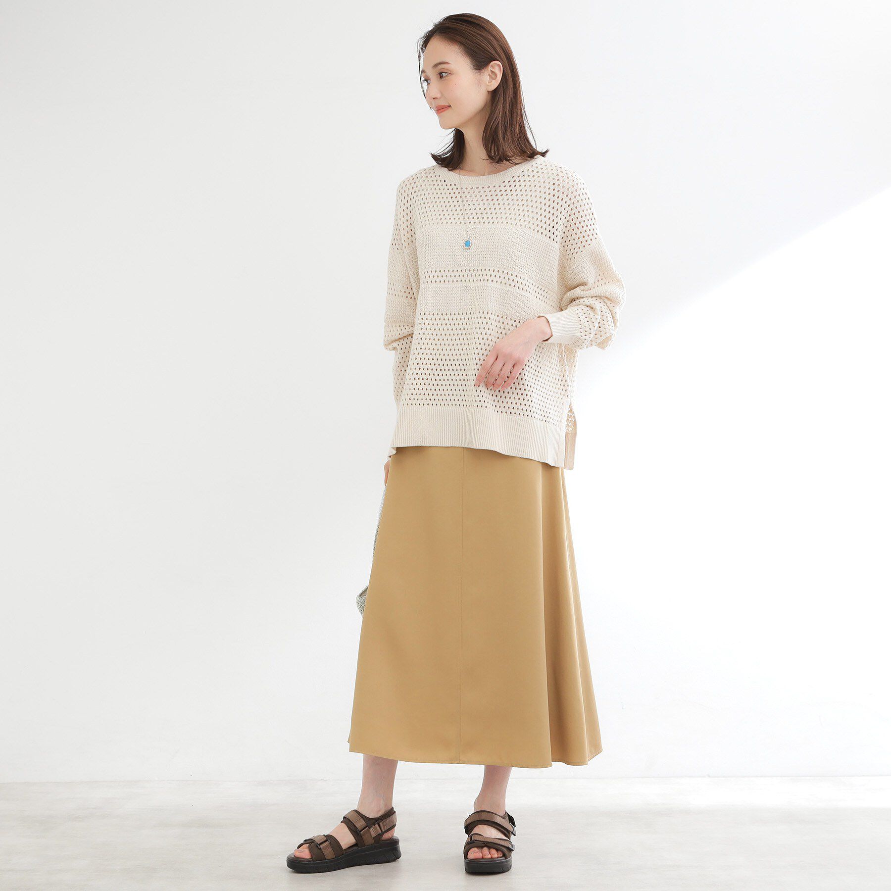 Reflect「フリュイドフレアスカート」|スカート|