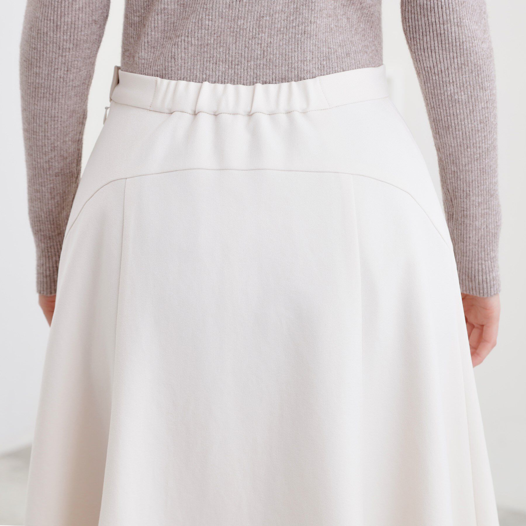 grove「ウーリッシュフレアスカート」|スカート|