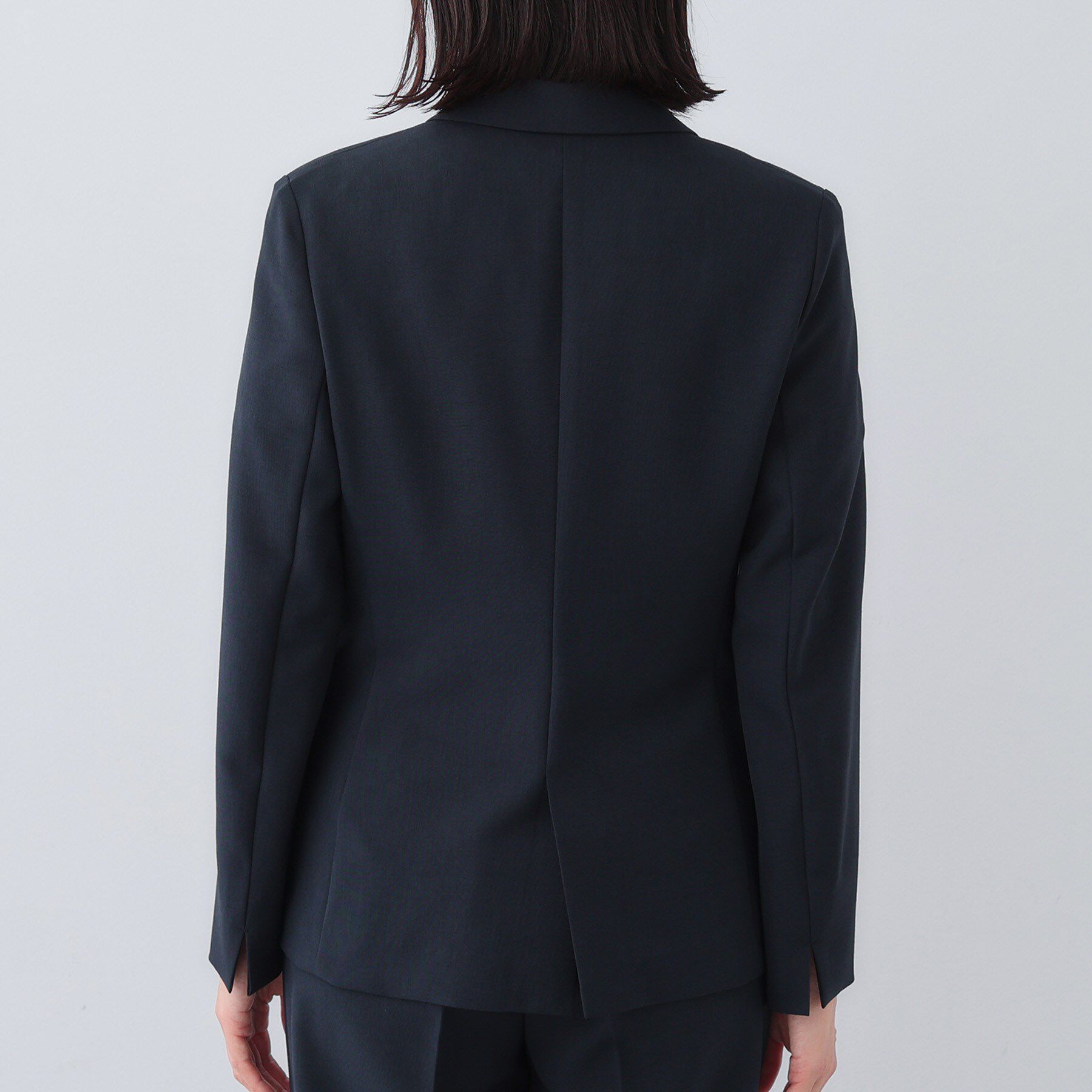 INDIVI「【定番スーツ／UVケア／洗える】ウール調テーラードジャケット」|スーツ|
