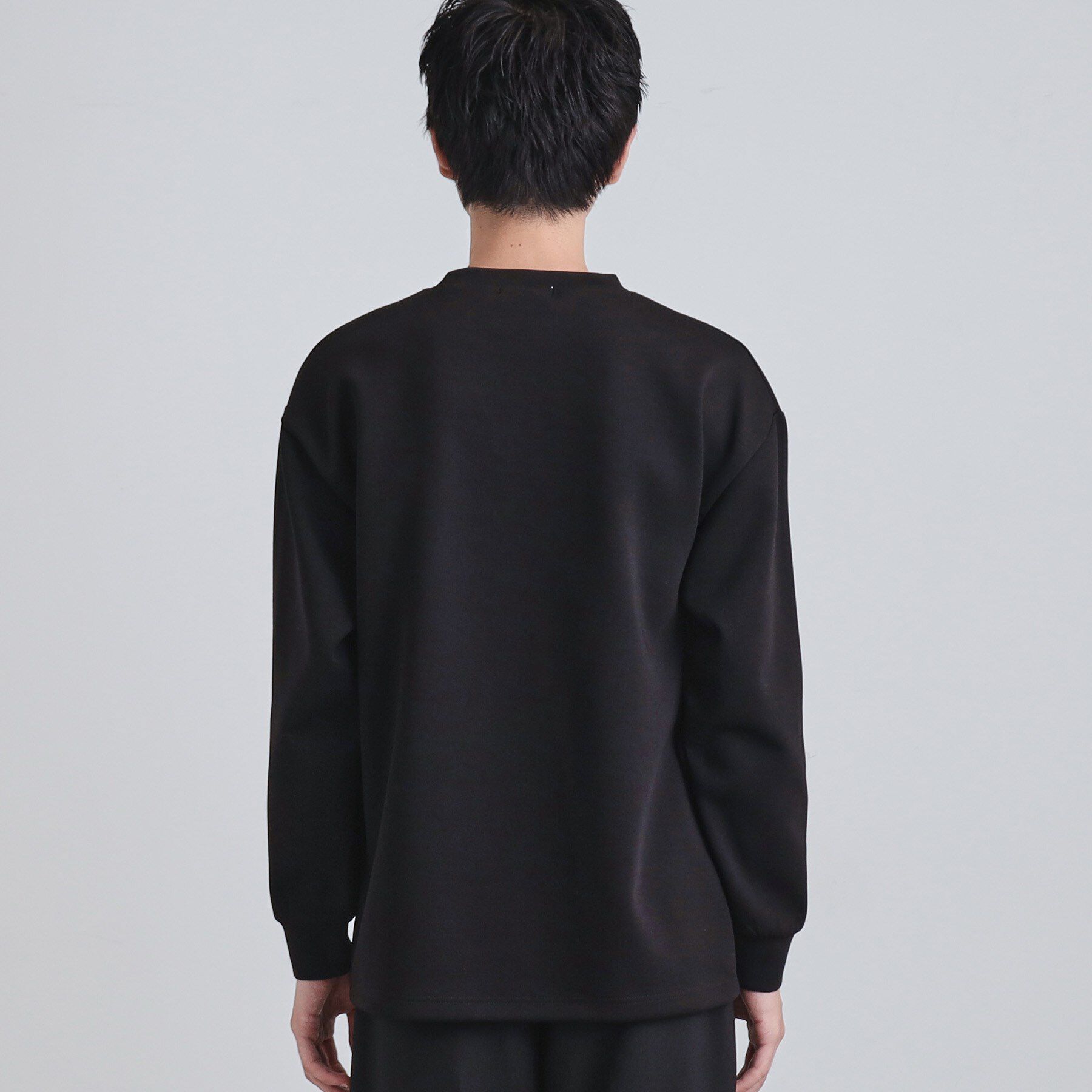 tk.TAKEO KIKUCHI「長袖 サイドスタックプリントカットソー」|Tシャツ・カットソー|