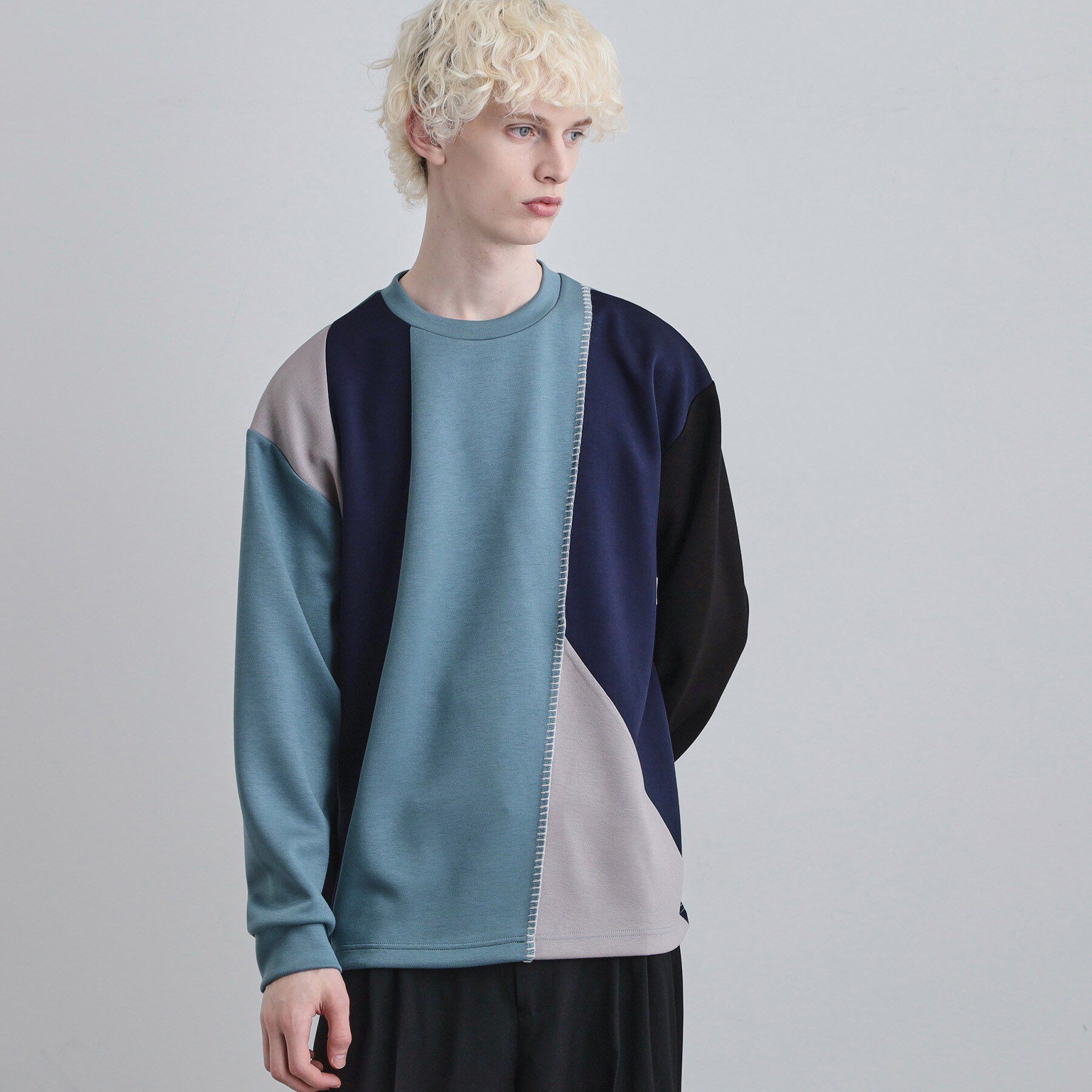 tk.TAKEO KIKUCHI「ダイヤゴナルブランケットカットソー」|Tシャツ・カットソー|