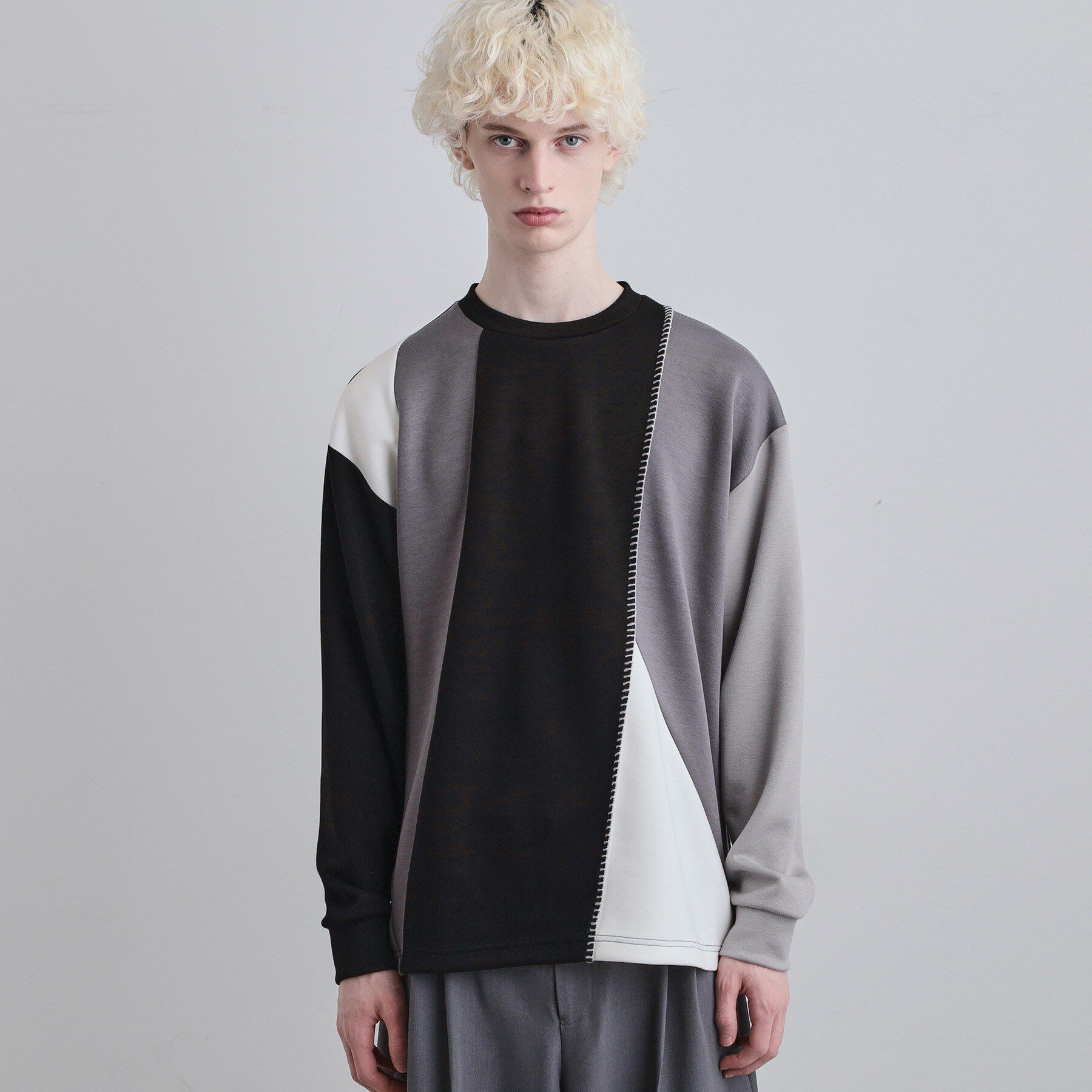 tk.TAKEO KIKUCHI「ダイヤゴナルブランケットカットソー」|Tシャツ・カットソー|