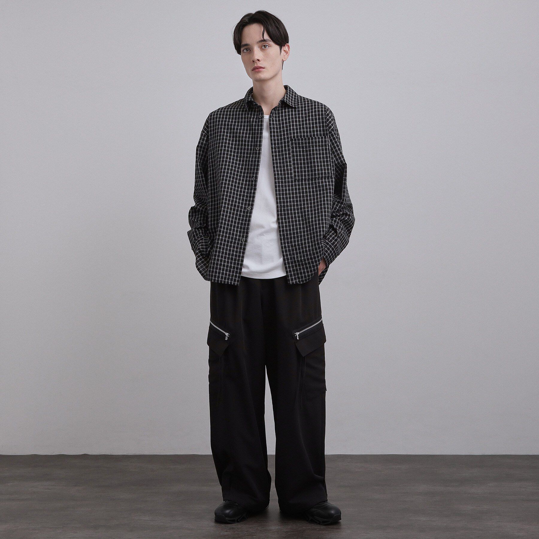 tk.TAKEO KIKUCHI「シアサッカーチェックシャツ」|シャツ・ブラウス|