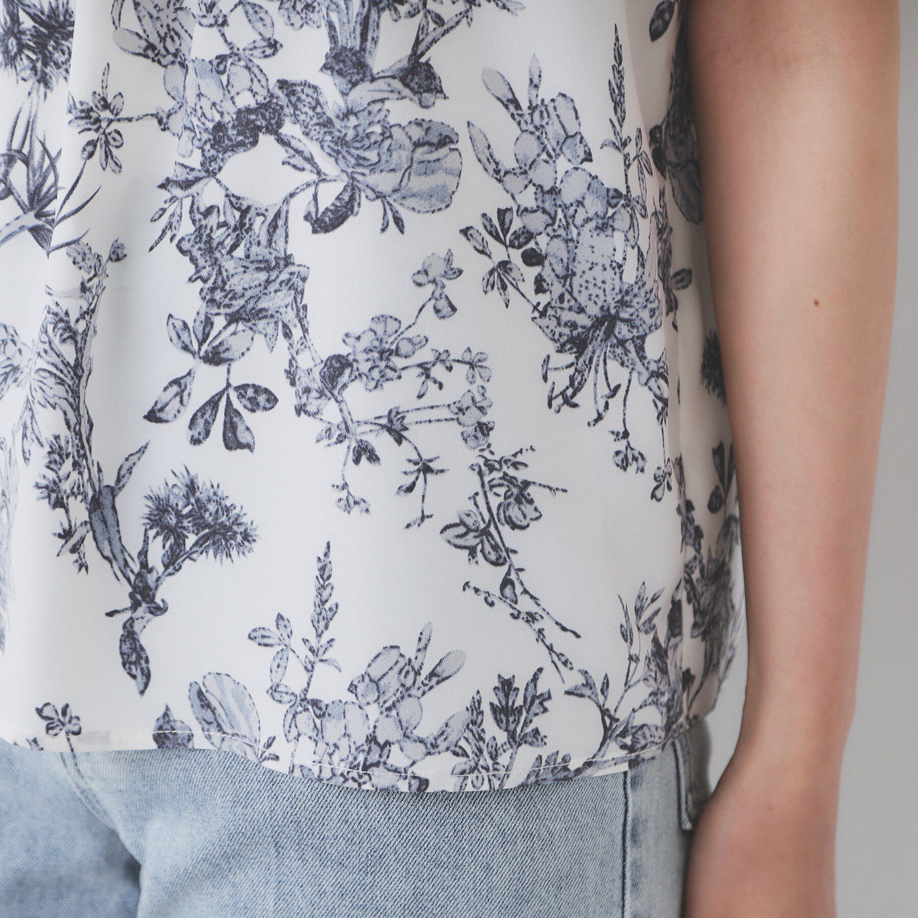 index「柄プリントピンタックブラウス【洗濯機洗い可/イージーアイロン/防シワ】」|シャツ・ブラウス|