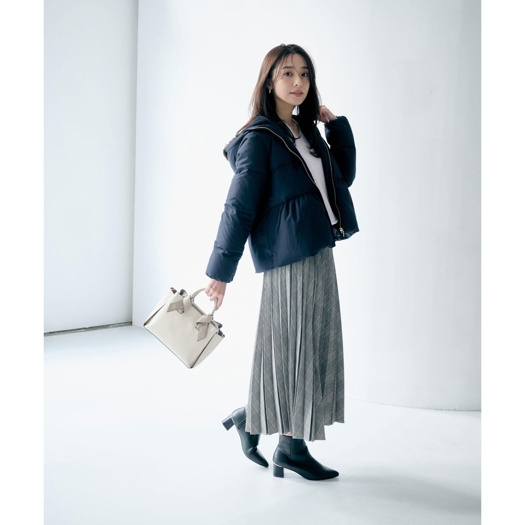 index「KAWADAダウンペプラムショートコート【撥水/洗濯機OK/静電気防止裏地】」|ダウン|