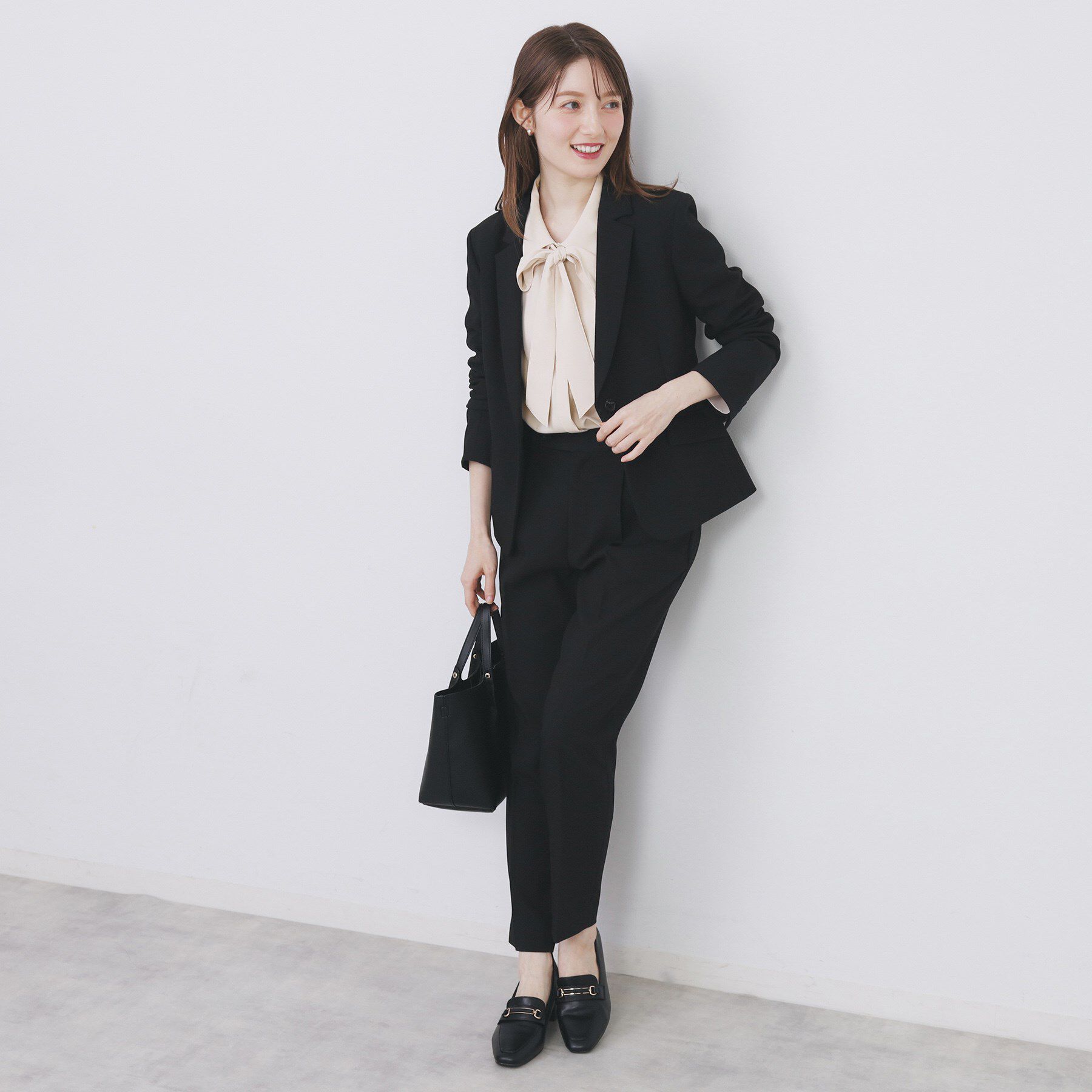 index「2枚衿ボウタイブラウス【洗濯機OK/防シワ/イージーアイロン】」|シャツ・ブラウス|