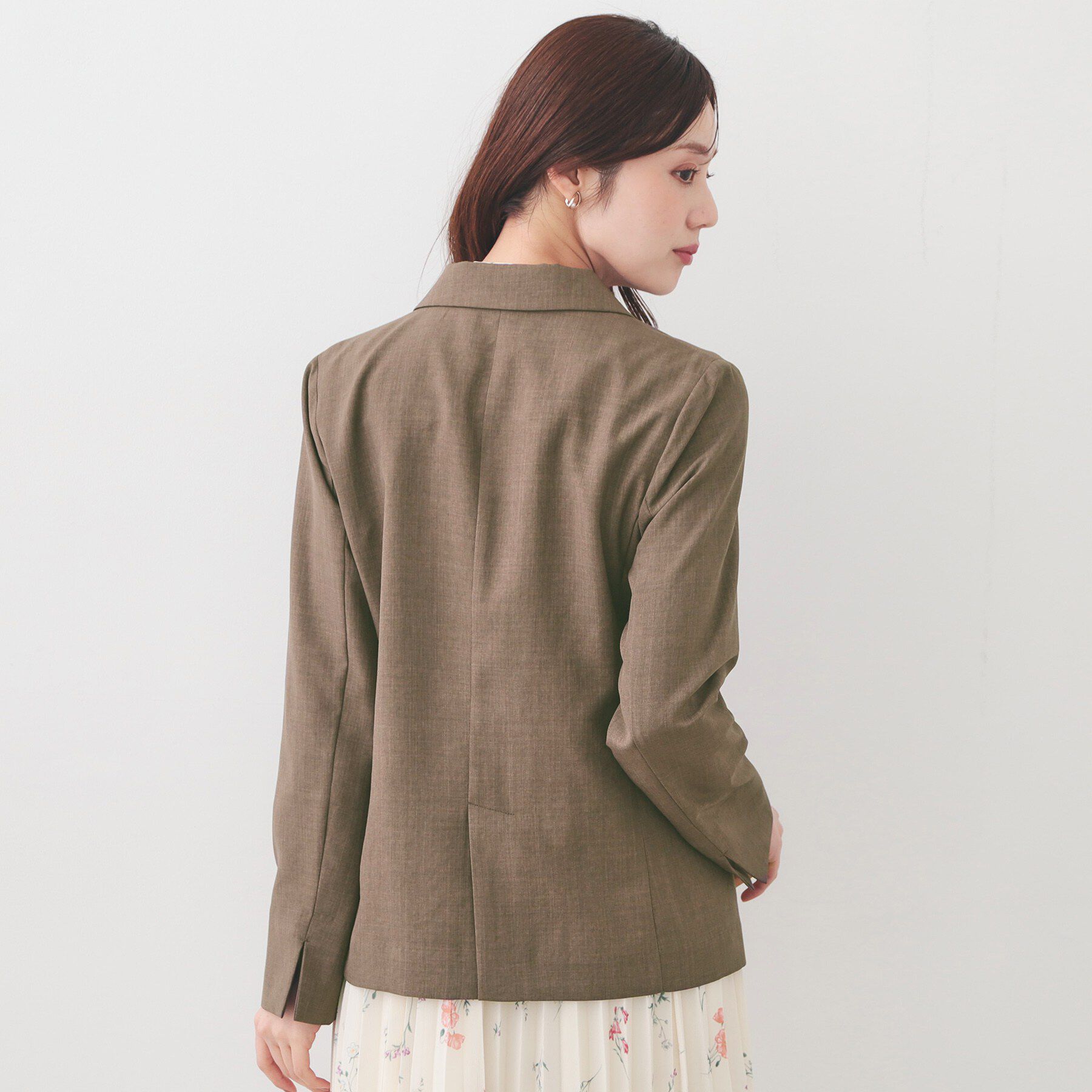 index「多機能ダブルブレストテーラードジャケット【洗濯機OK/接触冷感/吸水速乾/イージーアイロン/防シワ】」|テーラードジャケット|