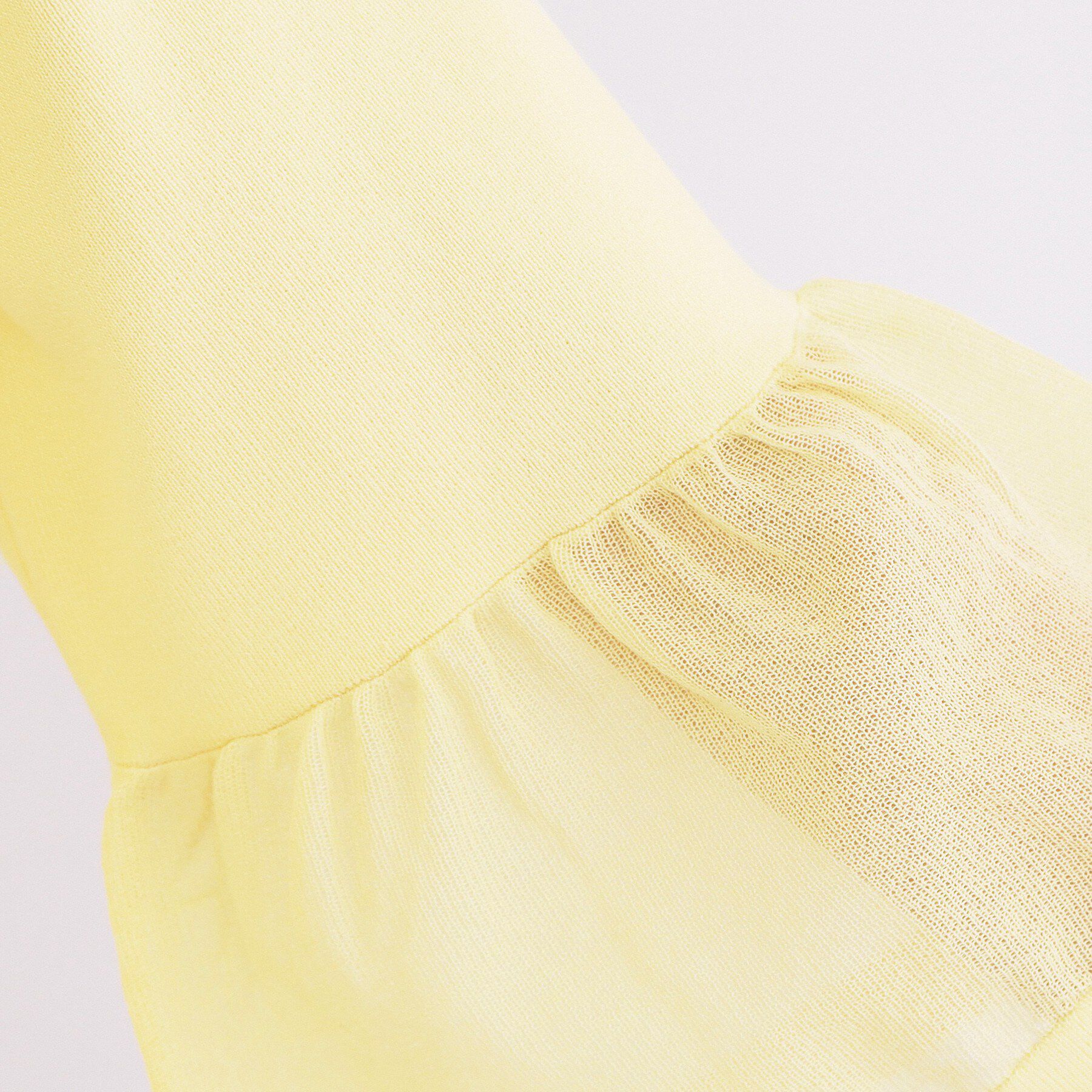 OPAQUE.CLIP「シアーフレアスリーブニット【洗濯機OK/抗ピル】」|ニット・セーター|